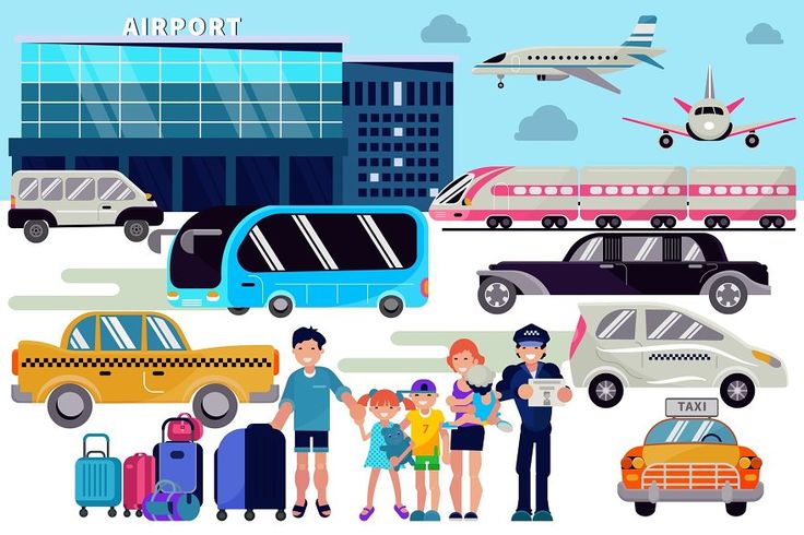 A reliable taxi parked at the airport terminal, ready to provide convenient airport transfers.